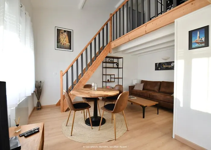 La Mezzanine Apt 5 pers classe 3 etoiles, Royan- centre 300 m plage Foncillon